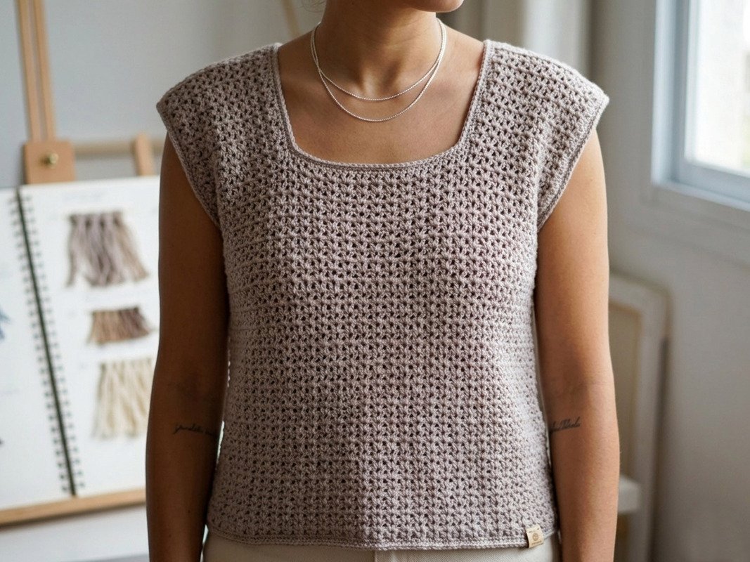 Häkelanleitung für ein cooles Shirt in allen Größen