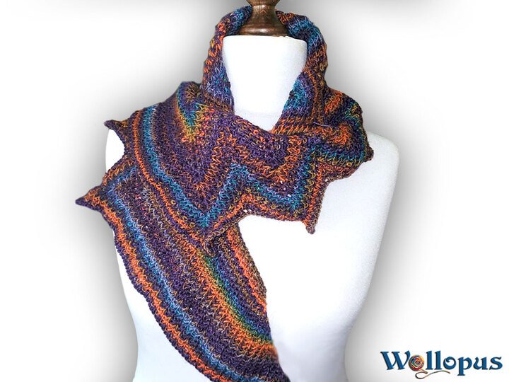 Tuch oder Stola Harlekin