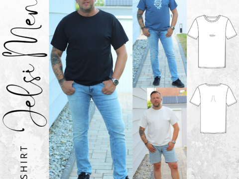Schnittmuster Ebook Shirt JELSI MEN Gr. 44-64
