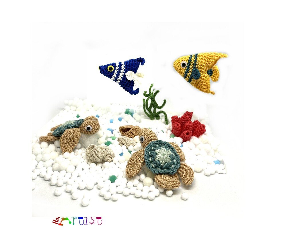 Aquarium Crochet Bundle Fish Pattern 2 - Image 2