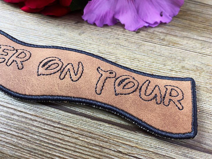 Stickdatei 3D-Anhänger Biker ON TOUR