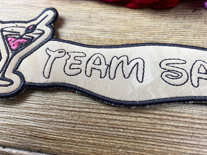 Stickdatei 3D-Anhänger TEAM Saufen