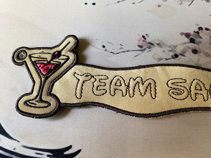 Stickdatei 3D-Anhänger TEAM Saufen