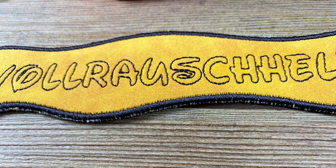 Stickdatei 3D-Anhänger Vollrauschheld