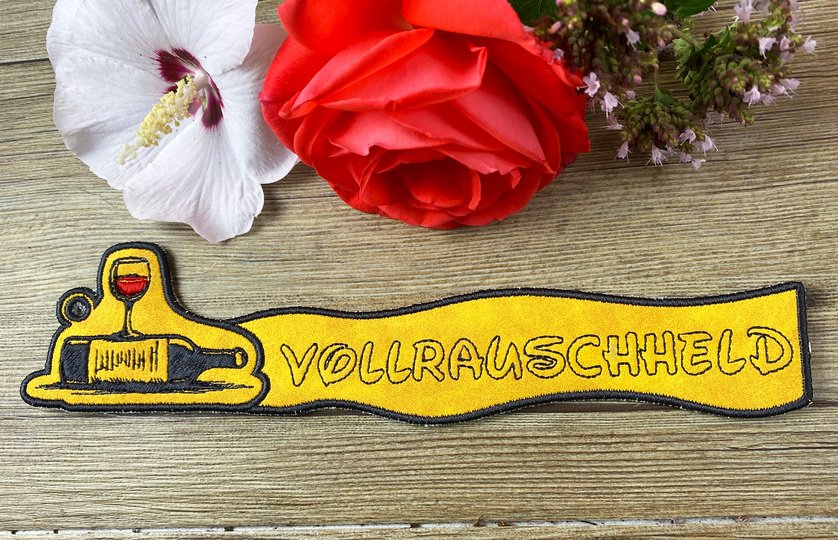 Stickdatei 3D-Anhänger Vollrauschheld