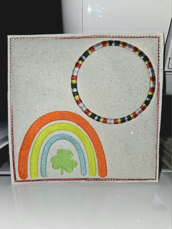 Stickdatei - Glücksbogen - Regenbogen - 3 Größen