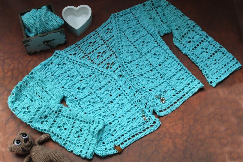 Whispers Crochet jacket – totally on trend PDF Download