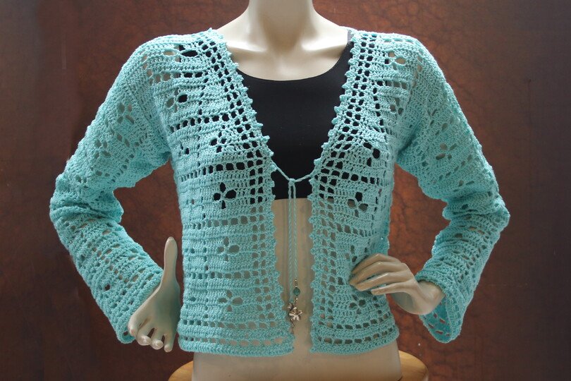 Whispers Crochet jacket – totally on trend PDF Download