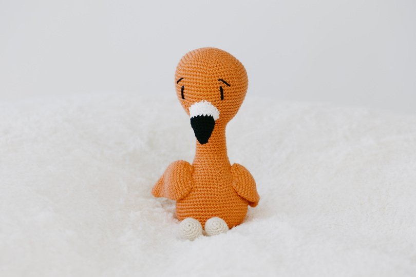 Häkelanleitung Amigurumi Flamingo Flora