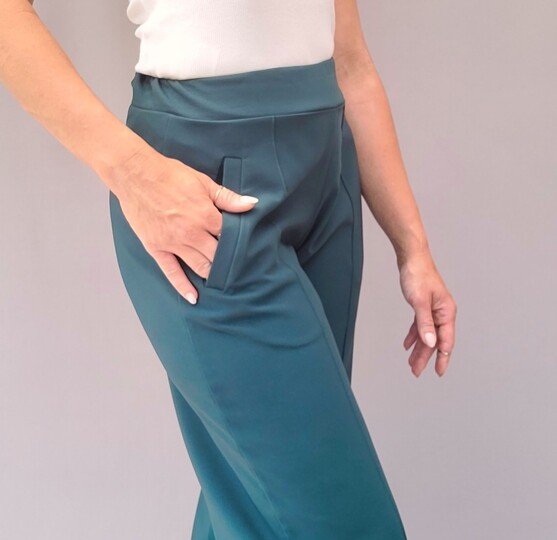 Schnittmuster Hose mit Ebenen, elegante Hose, Bügelfalten, Paspeltaschen