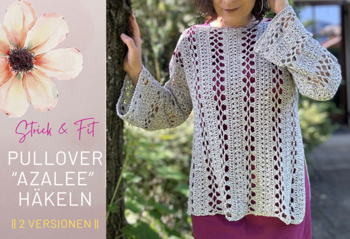 AZALEE Pullover & Shirt | BEGLEITBLATT für Video-Häkelanleitung - Bild 17