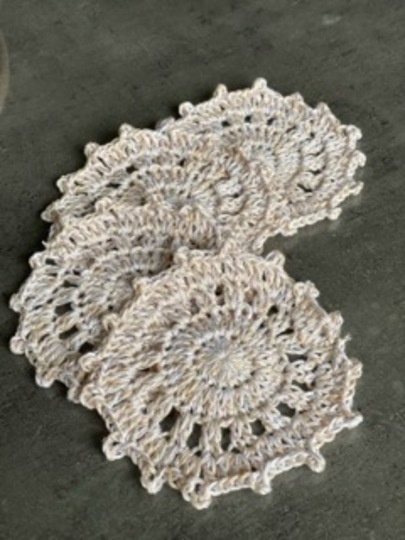 Häkelanleitung Untersetzer-Set