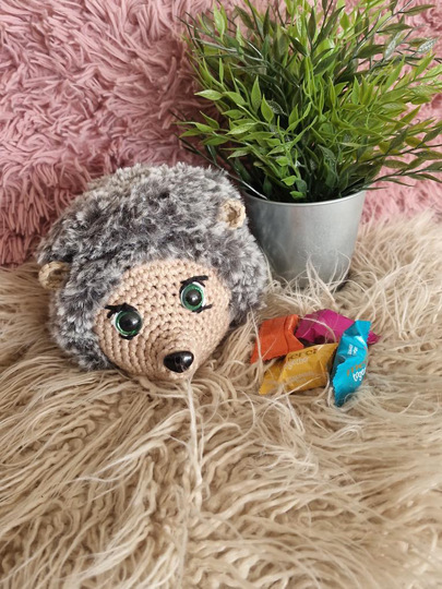 Igelkorb häkeln - süße Deko & Aufbewahrung für kleine Schätze