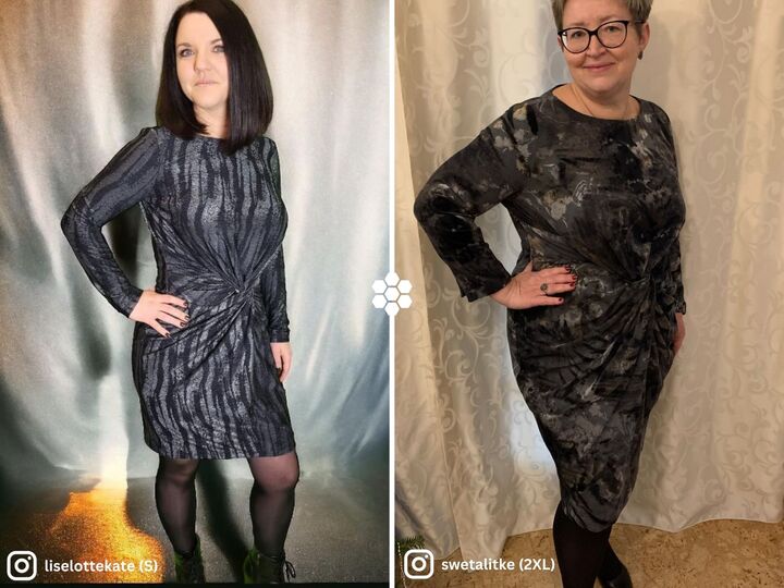 Dress Jasmine | PDF sewing pattern | Twisted Knot Design | Sizes XXS–7XL