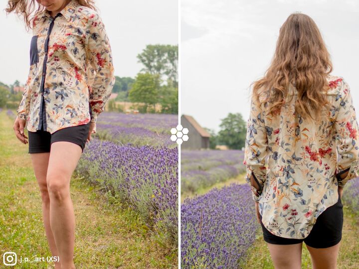 Bluse Kaia | PDF-Schnittmuster | Nähanleitung & Videos | Gr. 34–56