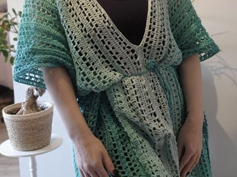 Beachy – Strand-Überkleid häkeln