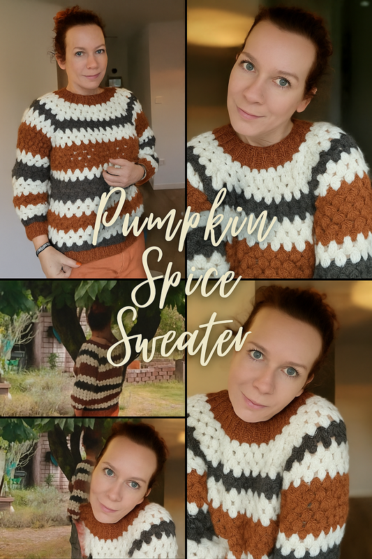 Pumpkin Spice Sweater – Häkelanleitung