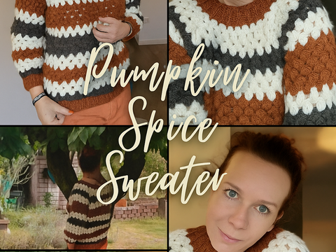 Pumpkin Spice Sweater – Häkelanleitung
