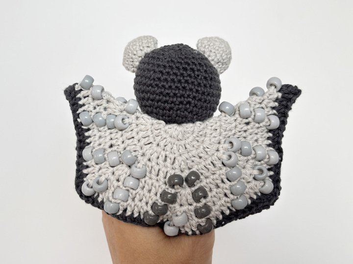 Häkelanleitung Amigurumi Fledermaus, Fidget Spielzeug, Halloween Deko