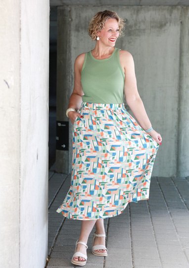 Bine - Damenrock mit Gummizug Gr.34-50