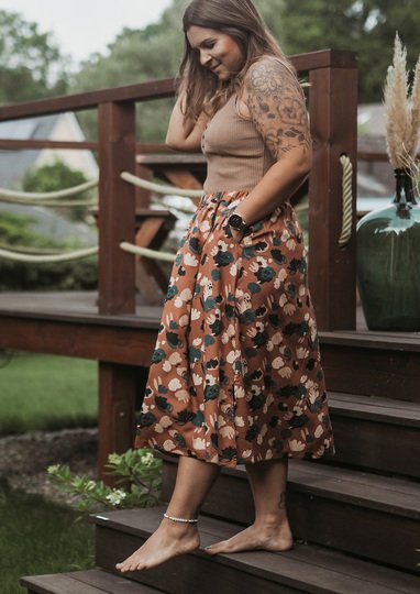 Bine - Damenrock mit Gummizug Gr.34-50