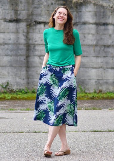 Bine - Damenrock mit Gummizug Gr.34-50