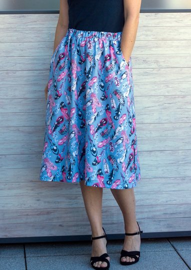 Bine - Damenrock mit Gummizug Gr.34-50