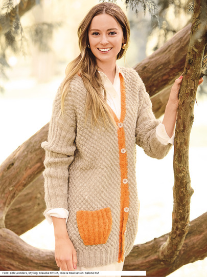 Jacke mit aufgesetzten Taschen