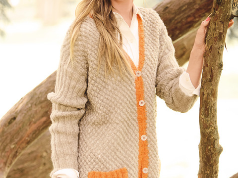 Jacke mit aufgesetzten Taschen