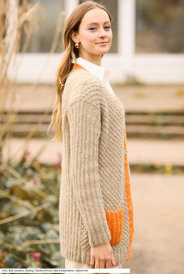 Jacke mit aufgesetzten Taschen