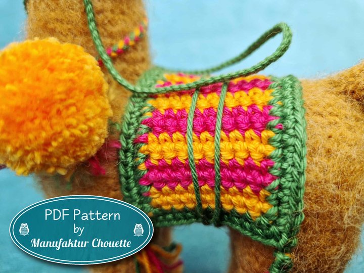 Dagmar das Lama - Häkelanleitung PDF, ausführlich mit vielen Fotos