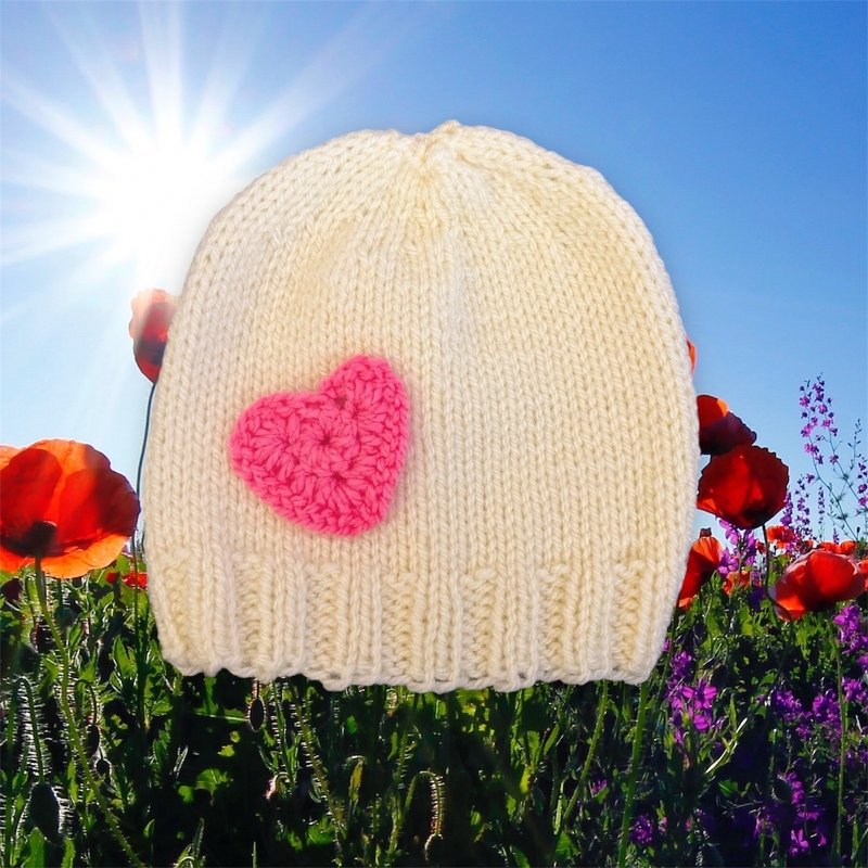 Strickanleitung Babymütze- bis zu 6 Monaten tragbar - Bild 3