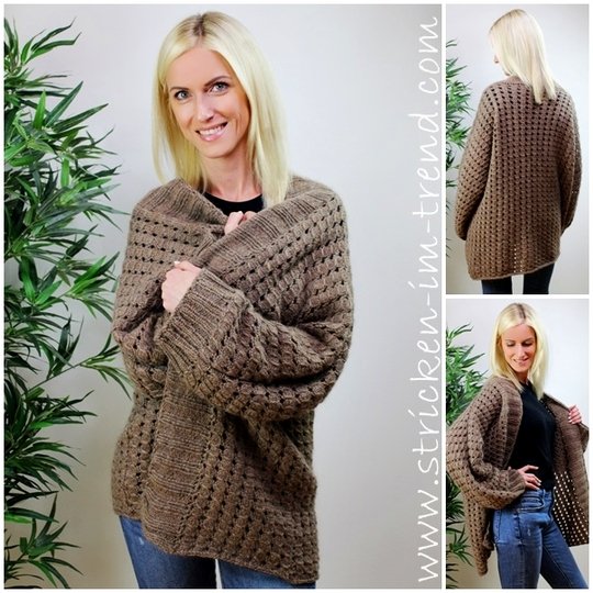 Strickanleitung für Kuschelweste | CAPE#Jacket #2 | MerinoSuperKid #2