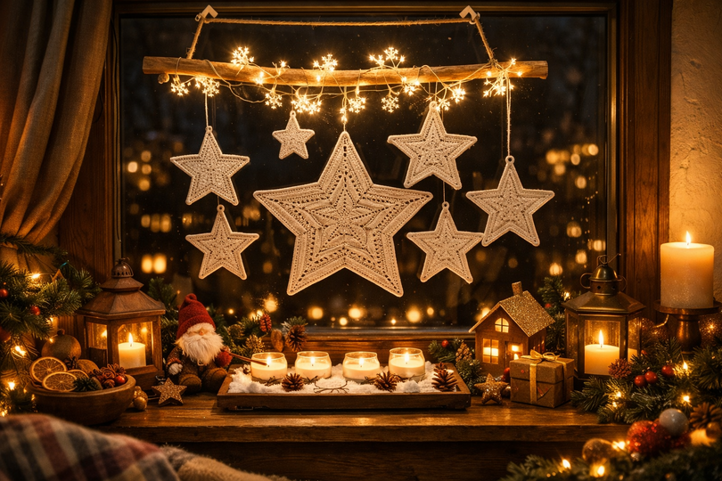 Häkelanleitung Stern Polaris