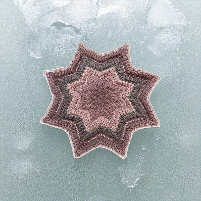 Häkelanleitung Tischdecke Zauberstern