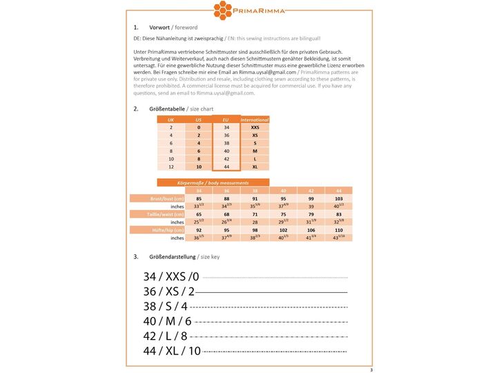 Schnittmuster Cargohose Giulietta | Utility Hose |Größen 34-44