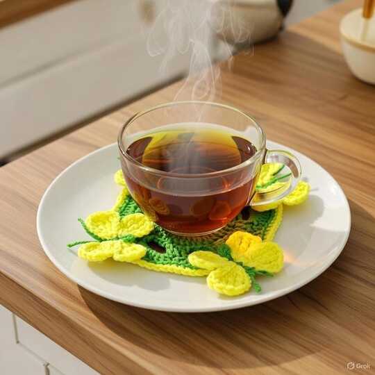 Häkelanleitung Schmetterling Untersetzer PDF + Video | Einfach & DIY