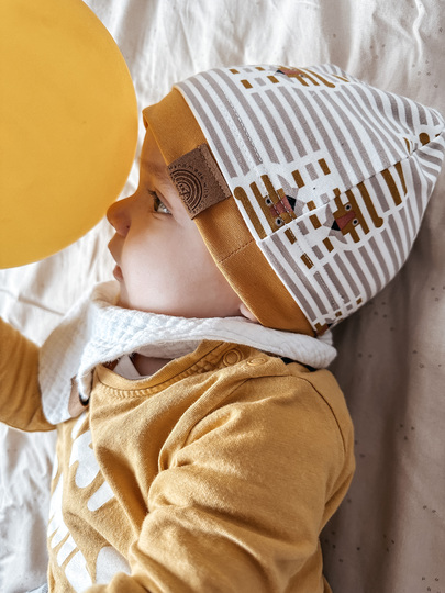 Baby Mütze - kleiner Dööts - Ganzjahresmütze