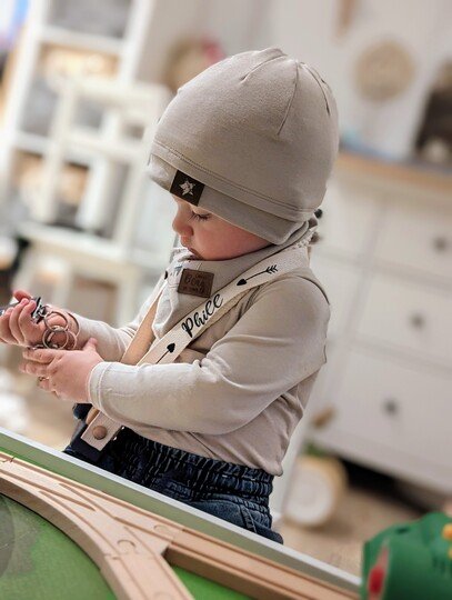 Baby Mütze - kleiner Dööts - Ganzjahresmütze