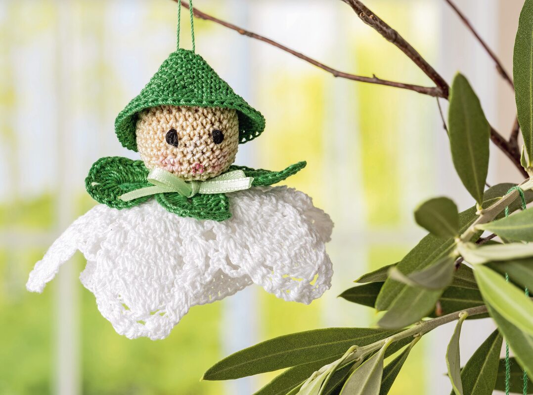 Zarte Maiglöckchen, gehäkelt