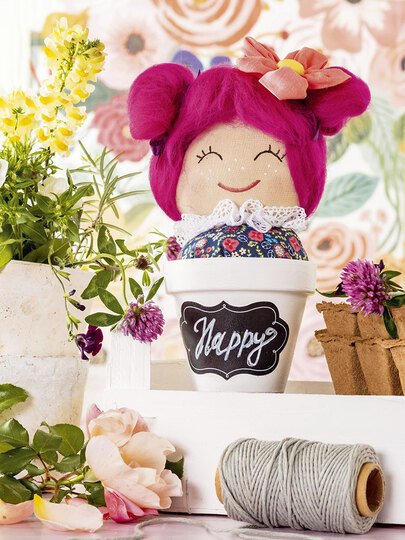 Blumentopfkinder, nähen