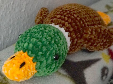 Häkelanleitung: Kuschelente