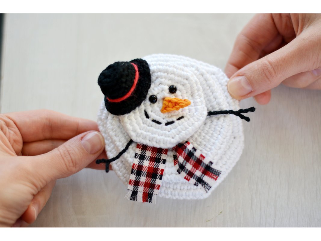 Marvin der geschmolzene Schneemann – Kostenloses Amigurumi Häkelmuster PDF - Bild 7