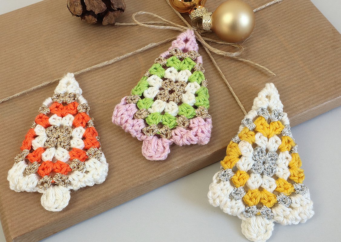 Granny Bäumchen „Classic Glow“ - Girlande, Geschenkanhänger, Baumschmuck - Bild 8