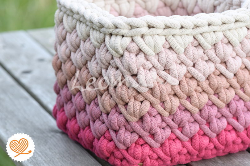 + ALERA + Häkelkorb im Hygge Style Aufbewahrungskorb im modernen Design