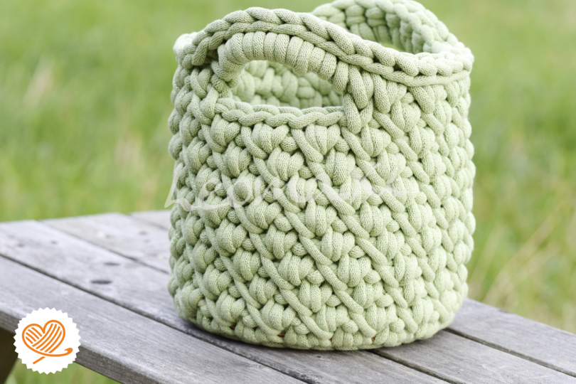 + ALERA + Häkelkorb im Hygge Style Aufbewahrungskorb im modernen Design