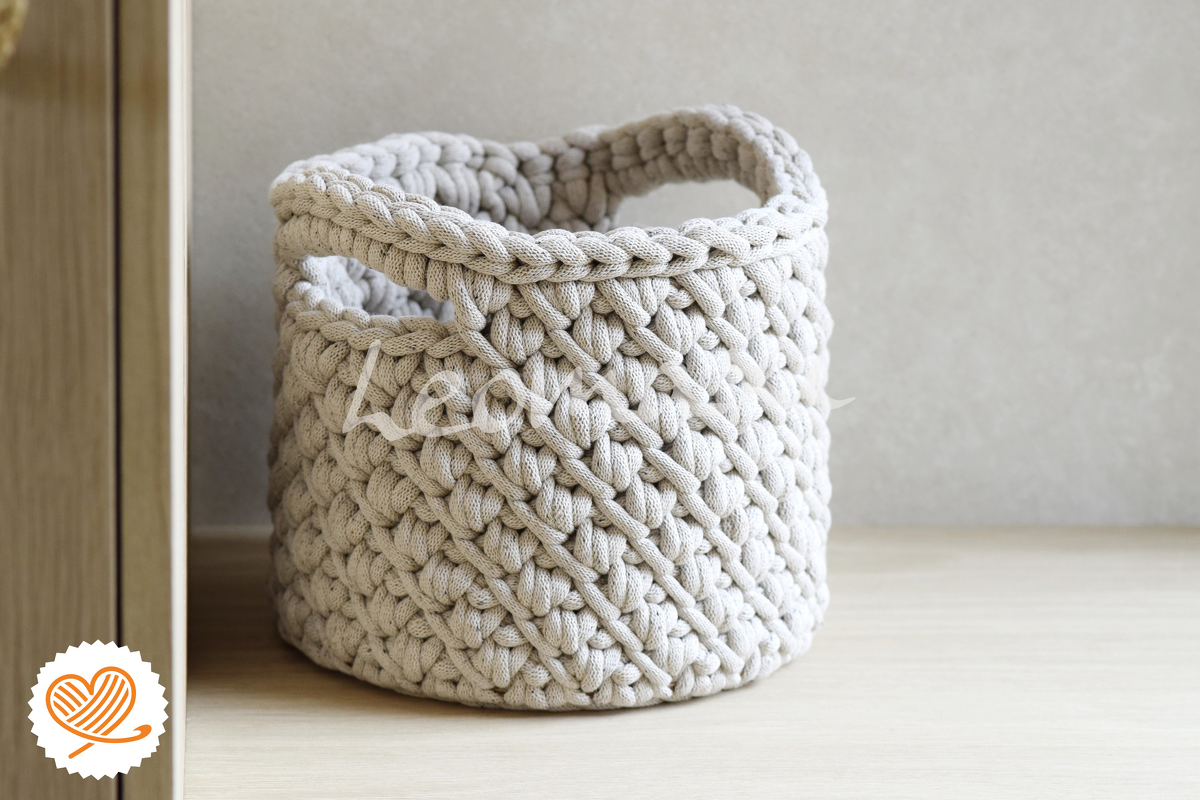 +ALERA + crochet basket Hygge Style Storage Basket, Modern Home Decor & DIY - Image 9
