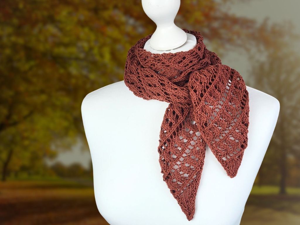 Strickanleitung Maroon Glow