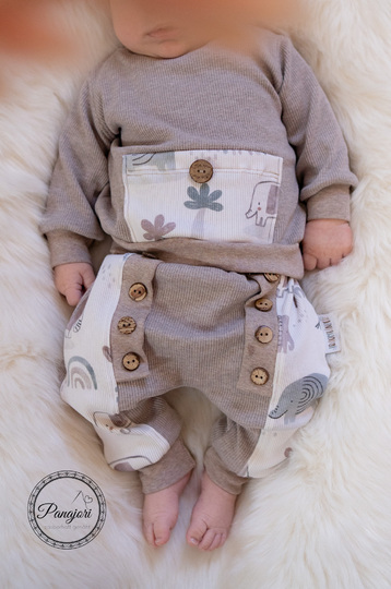 Hej Lütten - Ganzjahres Babyshirt - inkl. Knopfleiste