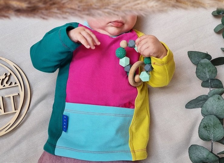 Hej Lütten - Ganzjahres Babyshirt - inkl. Knopfleiste